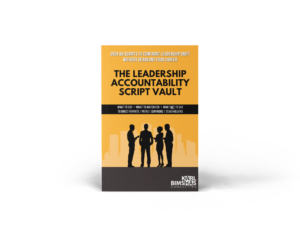 The Leadership Accountability Script Vault